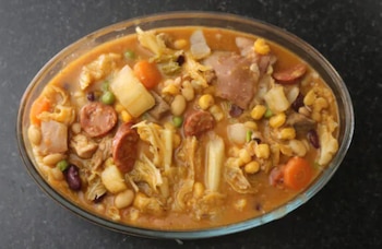 Un plato lleno de sabor muy tipico en la dieta caboverdiana