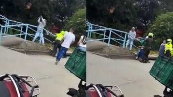 A palo mataron a un hombre en medio de una riña en La Calera