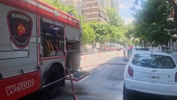 Se incendia un edificio cerca