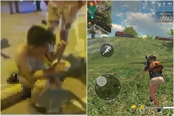 El hombre usaba el videojuego