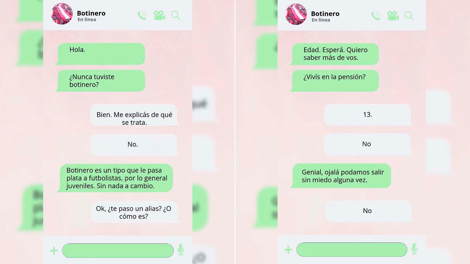 Uno de los acusados se presentaba ante un adolescente de 13 años bajo la figura de un supuesto “botinero”