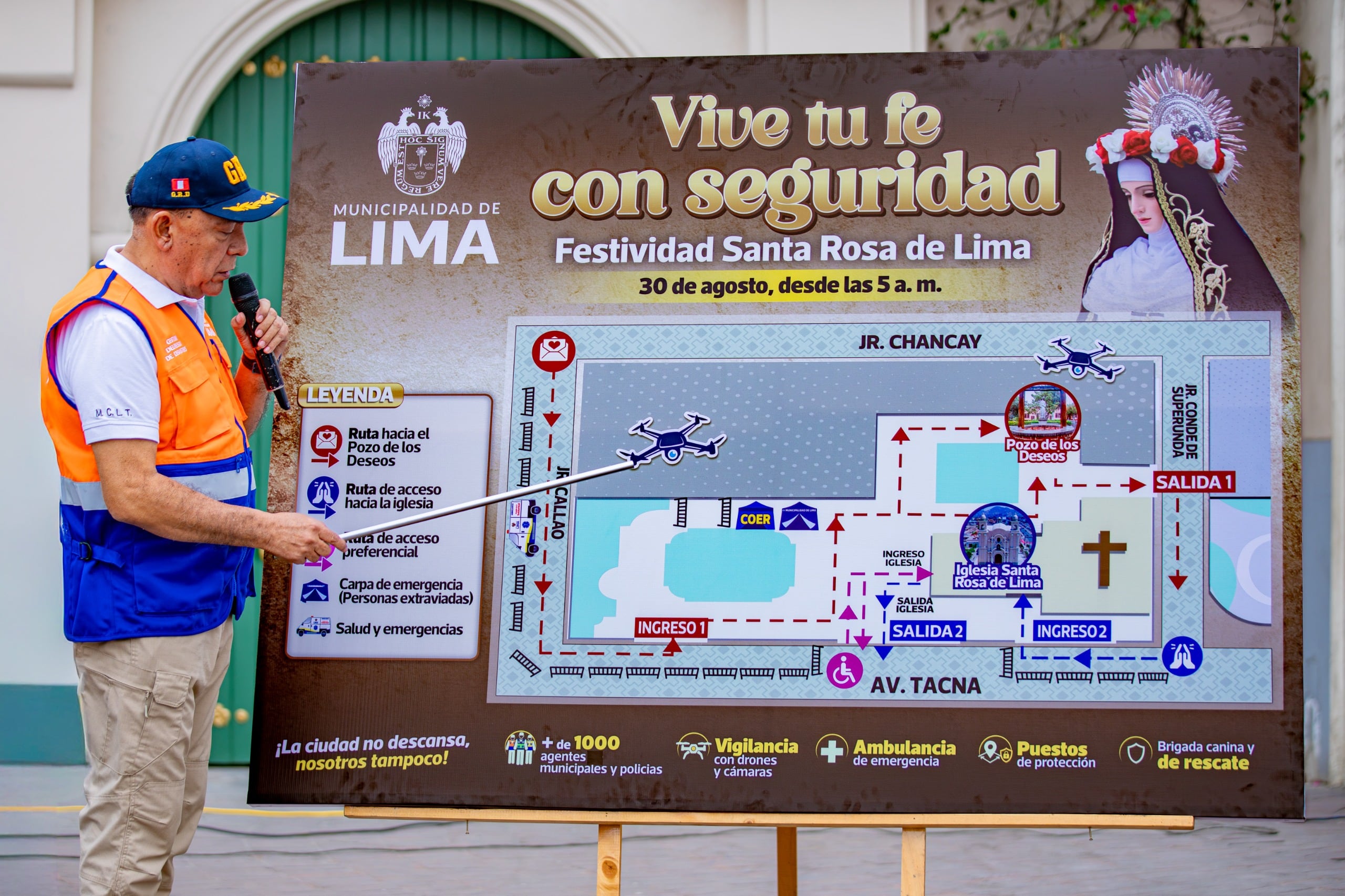 Santa Rosa de Lima, plan de accesos- MML