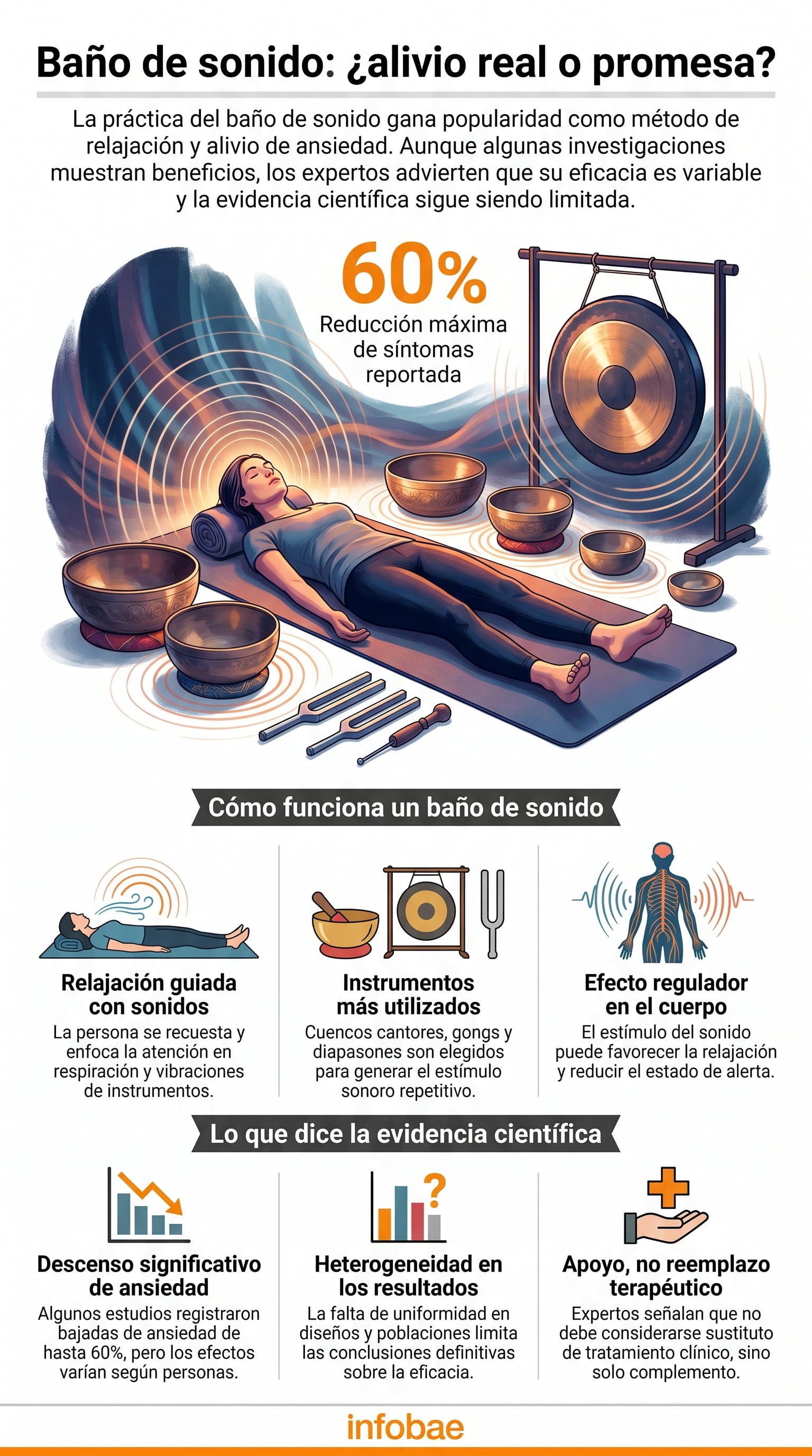 El Centro Nacional de Salud Complementaria de Estados Unidos respalda la efectividad de intervenciones con música para reducir la ansiedad en contextos clínicos - Imagen Ilustrativa Infobae