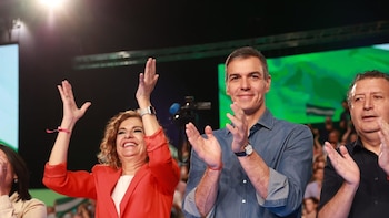 Sánchez aúpa a Montero como próxima presidenta andaluza al cerrar campaña: "Será un honor recibirte en Moncloa"