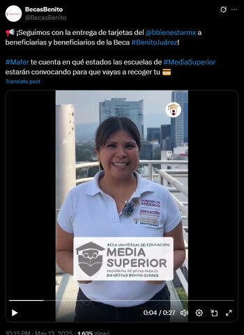 Foto: X: @BecasBenito