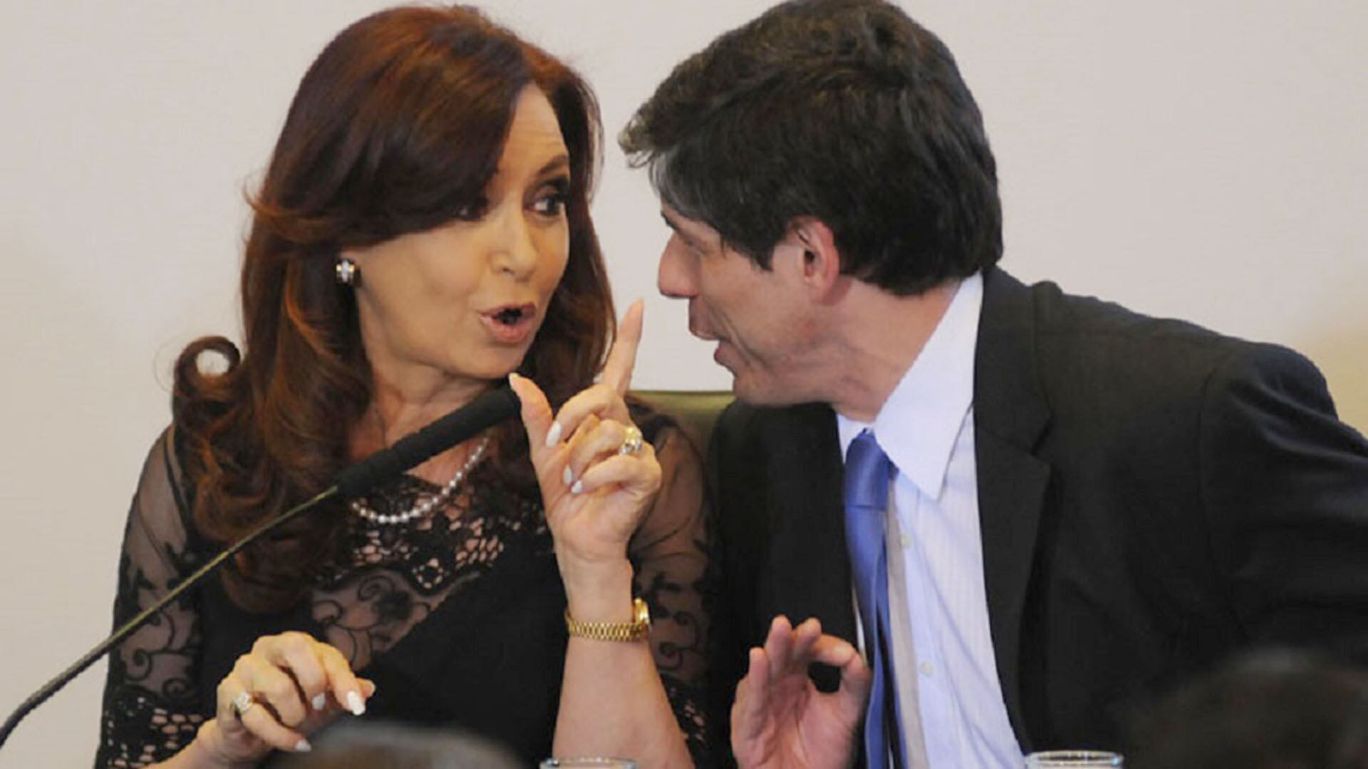 Cristina Kirchner y Juan Manuel Abal Medina, años atrás