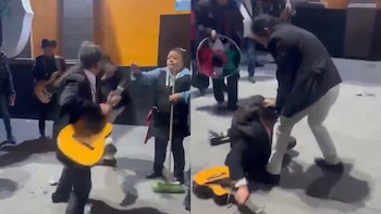 Guitarrazos y golpes: así fue la pelea entre dos músicos en Plaza Garibaldi