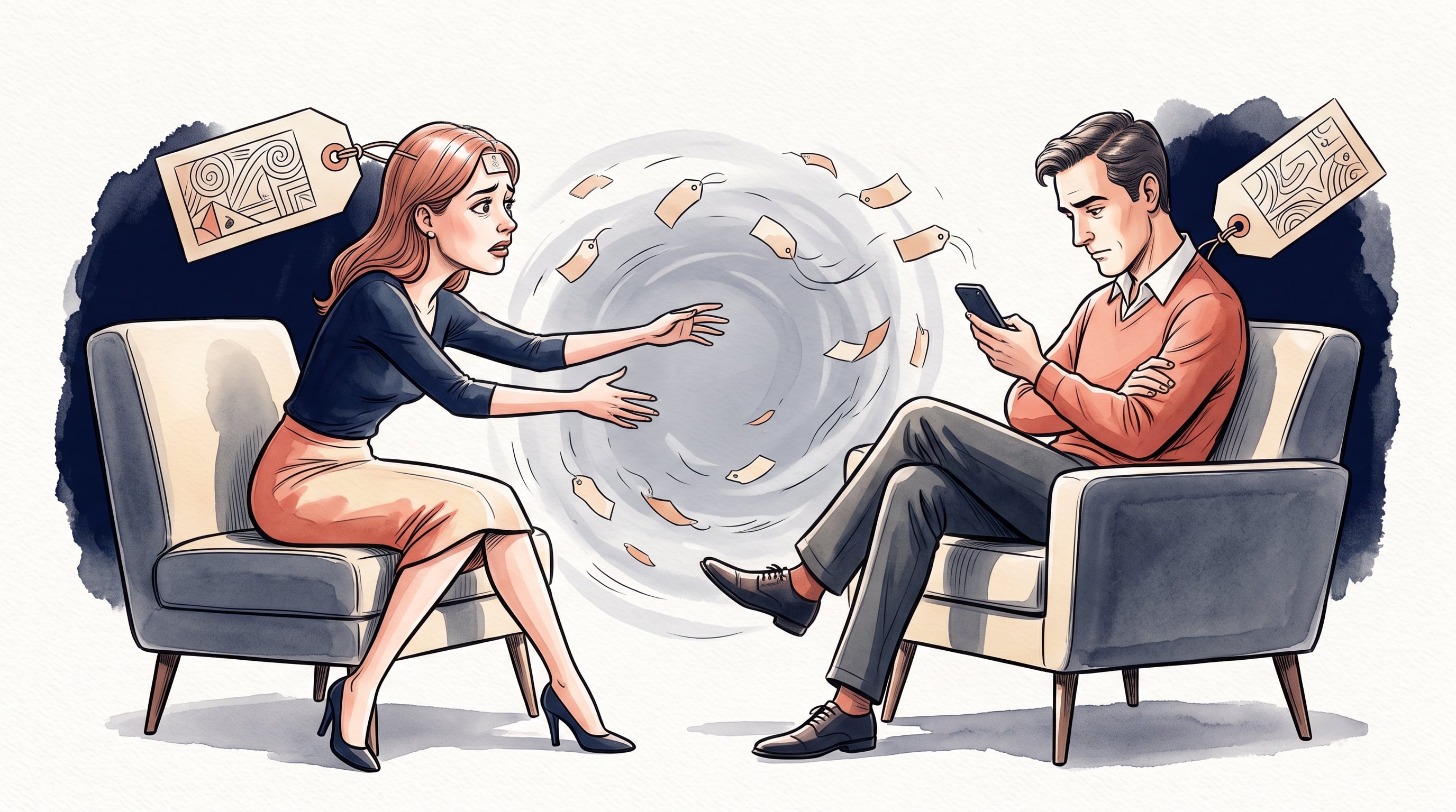 Las parejas logran resolver sus conflictos al observar conductas e identificar necesidades concretas antes que recurrir a etiquetas (Imagen Ilustrativa Infobae)