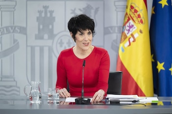 Elma Saiz, portavoz del Gobierno.