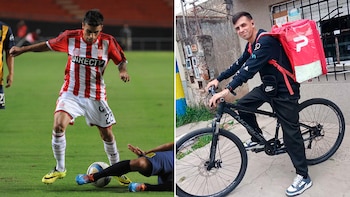 Jugó la Libertadores con Estudiantes, se quedó sin trabajo tras perder la visión de un ojo y salió a vender viandas: “Sigo dando pelea por mis hijos”