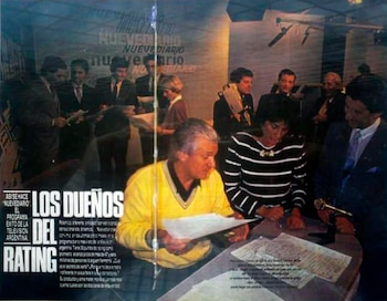 "Los dueños del rating", decía