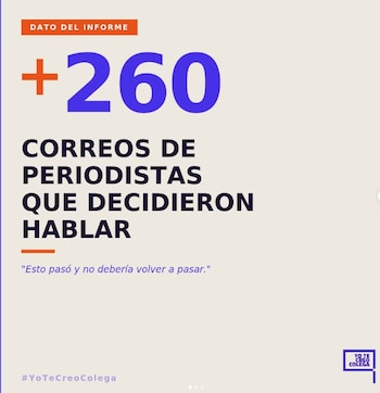 El informe del movimiento 'Yo te creo, colega' revela patrones de abuso y silencio en la prensa colombiana - crédito @yotecreocolega/IG