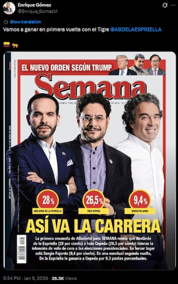 Enrique Gómez afirmó que con