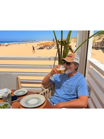 Las vacaciones de Nuria Roca y Juan del Val en Cádiz (Instagram)