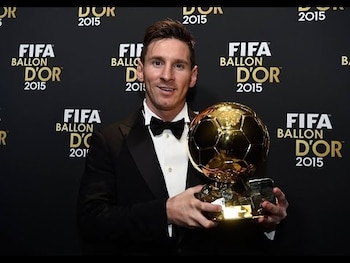 Lionel Messi con su Balón