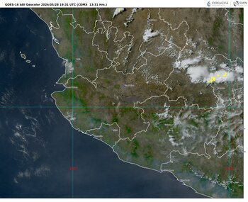 Imágen 2: GOES 16 ABI