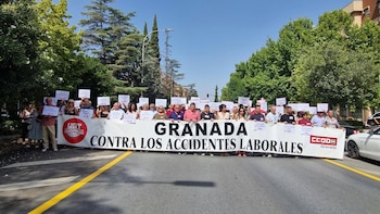 Sindicatos llevarán a la Fiscalía la muerte de un trabajador en el paraje del Tajo Colorao de Lanjarón