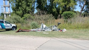 Ensenada: volaba en ala delta,