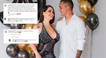 Melissa Klug y Jesús Barco más amorosos que nunca.