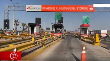 Incendian peaje en Tacana. (América