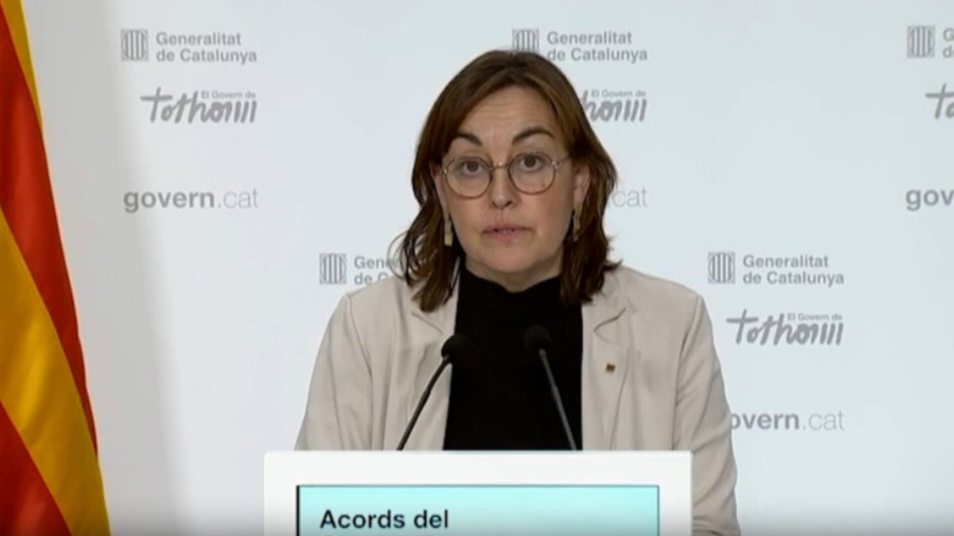 Silvia Paneque en la rueda de prensa de hoy (Europa Press)