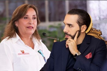 Dina Boluarte y Nayib Bukele