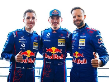 Dani Juncadella junto a Max Verstappen (redes sociales)