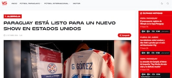 Uno de los diarios deportivos más leídos de dicho país destacó también el duelo Paraguay vs. Colombia como de alta exigencia-crédito Versus Paraguay