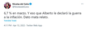 tuits inflacion