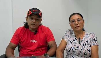 Sonia Gómez aseguró que impulsó a su hijo a presentarse ante las autoridades y rechazó su comportamiento, afirmando que en su familia no se promueven ese tipo de actos. - crédito captura de video