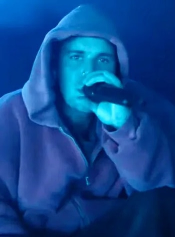 Justin Bieber hizo un repaso por su carrera durante su show en Coachella. (Captura de video)