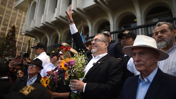 El presidente electo de Guatemala