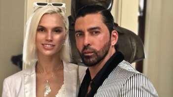 Richard Dulanto y su esposa