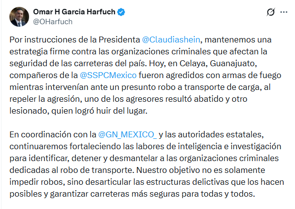 (Crédito: X | @OHarfuch)