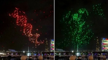 En video|Casi 100 drones cayeron del cielo durante un espectáculo: “se rompían contra el cemento”