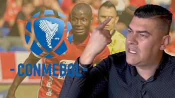 América y Alianza Petrolera se enfrentarán por un cupo directo a la fase de grupos de Copa Sudamericana y al relator colombiano no le gustó la idea - crédito Felipe Cubillos / Montaje Infobae