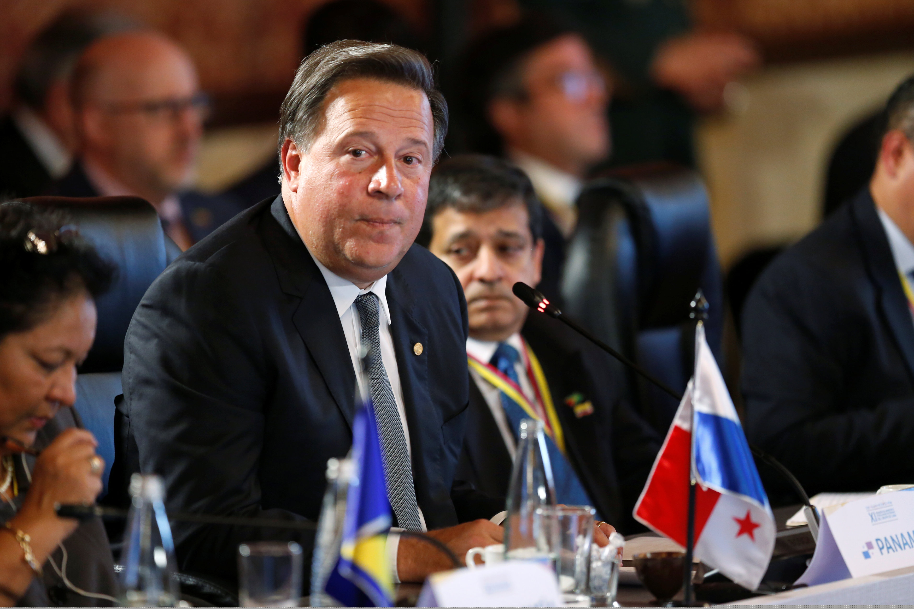 El expresidente de Panamá, Juan Carlos Varela (2014-2019), estableció en 2014 un régimen de control de precios en 22 productos básicos de la canasta familiar. REUTERS/Luisa Gonzalez