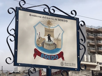 El escudo del barrio, un