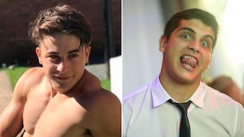 Máximo Thomsen y Enzo Comelli,