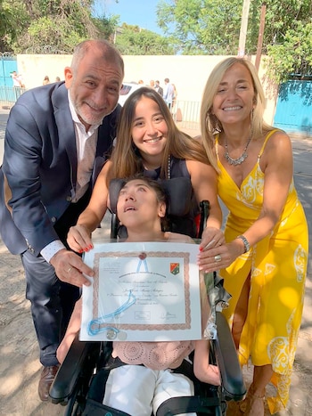 Luis Juez, en familia (Facebook)