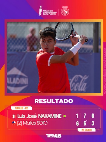 Luis José Nakamine avanzó a los cuartos de final de los Juegos Suramericanos ODESUR 2026.