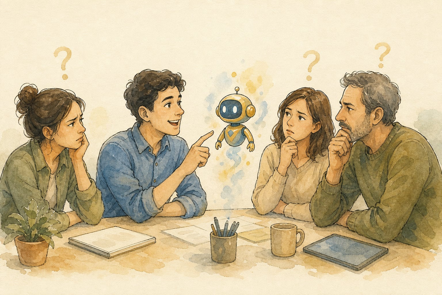 Solo el 26% de los argentinos afirma estar muy informado sobre inteligencia artificial; la falta de datos y conocimiento previo alimenta la indecisión en gran parte de la sociedad. (Imagen Ilustrativa Infobae)