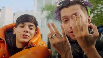 El trapero Luchito (con Bhavi)