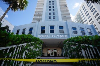 El edificio clausurado (AP Photo/Rebecca