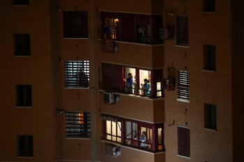 Aplausos en Madrid por la