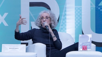 Marta Lamas en la Feria