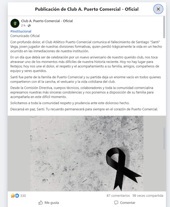 Santiago Vega crimen en Ingeniero White