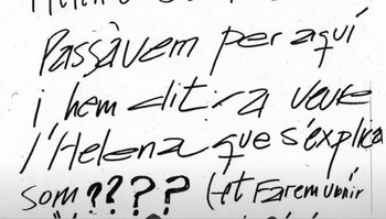 La nota que se comprobó