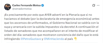 La falta de presencia de