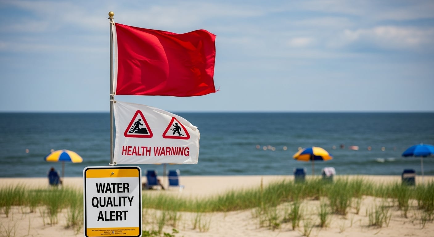 Nueva Jersey mantiene una alerta sanitaria en 10 playas por niveles elevados de enterococos, bacterias asociadas a contaminación fecal (Imagen Ilustrativa Infobae)